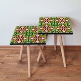 Hanah home 2Shp49 - multicolor multicolor nesting table (2 pieces) | ePonuda.com