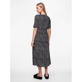 Pieces Obleka 'TALA' črna / off-bela | Shoptok.si