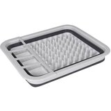 Homéa Antracitno sivi plastičan ocjeđivač za posuđe – | shoptok.hr