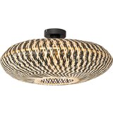 QAZQA Orientalska stropna svetilka črni bambus 50 cm - Ostrava Cene