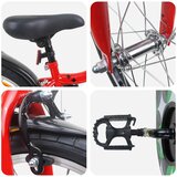  Otroško Kolo 18 Palcev za 5-7 let Rdeča - - Rdeča - 11.7 - 123 x 51 x 78 cm - 2025- | Shoptok.si