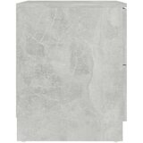 vidaXL noćni ormarić siva boja betona 40 x 40 x 50 cm od iverice | shoptok.hr