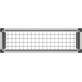  Povišena gredica - Vrtna gredica Siva 100 x 30 x 22 cm WPC i aluminij - 100 x 30 x 22 cm | shoptok.hr