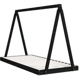  Za dječji krevet crni 90 x 200 cm od masivne borovine | shoptok.hr