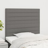  Uzglavlje tamno sivo 90x5x118/128 cm tkanina | shoptok.hr