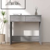  Radni stol boja hrasta sonome 80 x 40 x 75 cm konstruirano drvo Siva Cene