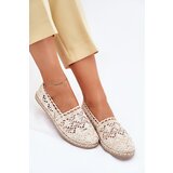 Boto Lace Women's Beige Espadrilles Adelira | shoptok.hr
