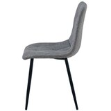 Libra stolica - tamno siva tkanina / crne noge x 1 | shoptok.hr