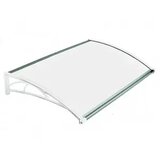  Nadstrešnica Za Vrata 82x120cm Bela Baza Ploča Opal 6mm | Eponuda.com