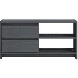 TV ormarić sivi 80 x 31 x 39 cm od masivne borovine | shoptok.hr