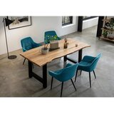 Livetastic Naslanjač Samt, Turkizna | Shoptok.si