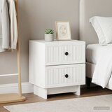  Noćni ormar 2 pcs Bijela visokog sjaja 43 x 34,5 x 47,5 cm | Eponuda.ba