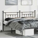  Metalno zamjensko uzglavlje crno 193 cm | shoptok.hr