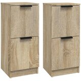  Komode 2 kom boja hrasta sonome 30x30x70 cm konstruirano drvo | Eponuda.com