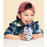 Skip Hop Spark Style Rocket steklenica za vodo iz nerjavnega jekla s slamico 12 m+ 350 ml | Shoptok.si
