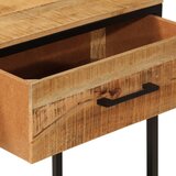  Konzolni stol 100 x 35 x 76 cm od masivnog drva manga i željeza | shoptok.hr
