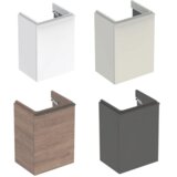 Geberit omarica za manjši umivalnik smyle square, lakirano, visoki sijaj / bela | Shoptok.si