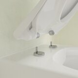 Villeroy & Boch viseča brezrobna WC školjka s počasnim zapiranjem AVENTO 5656 RS 01 White Alpin | Shoptok.si