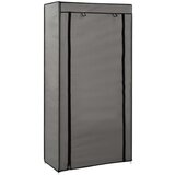 Furnova Omarica za čevlje s pokrivalom blago 58x28x106 cm siva, (21955665) | Shoptok.si