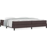 Box spring krevet Tamno smeđa 200 x 200 cm tkanina | shoptok.hr