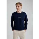 Defacto Regular Fit Printed Long Sleeve Sweatshirt Cene