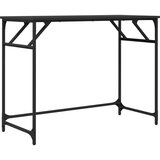 vidaXL Radni stol crni 100 x 45 x 76 cm konstruirano drvo i čelik | shoptok.hr