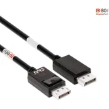 DisplayPort 2.1 Bi-Directional VESA DP80 Certified Cable 4K240Hz, 8K60Hz or 10K30Hz M /M 1.2m /3.94ft