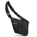  Muška Crossbody Torba HARAHU Pulse - Crna KP40323 Cijene
