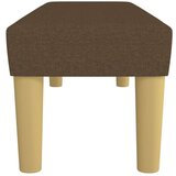  Klupa tamnosmeđi 100x30x30 cm od tkanine | shoptok.hr