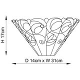  Endon 64198 - Zidna lampa Tiffany JAMELIA 1xE14/40W/230V | Eponuda.com