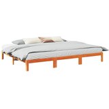 Maison Chic Družinski Posteljni okvir - Dvoposteljna postelja - Zakonska postelja brez ležišča masivni les bor, (21693474) | Shoptok.si
