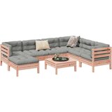  8-dijelni set vrtnih sofa s jastucima masivno drvo duglazije | shoptok.hr