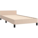  Okvir za krevet s uzglavljem cappuccino 80x200 cm umjetna koža Slike