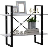 vidaXL ormarić za knjige s 2 razine boja betona 80x30x70 cm od iverice | shoptok.hr