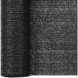  Mreža za privatnost crna 1,2 x 10 m HDPE 75 g/m² | Shoptok.si