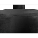 Leitmotiv Črn žameten fotelj Abrazo – | Shoptok.si