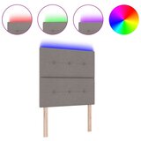  LED uzglavlje Taupe 80 cm tkanina | shoptok.hr