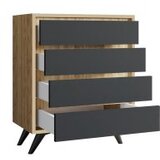 Woody Fashion Suvera - Oak, Anthracite OakAnthracite Dresser | Eponuda.com