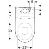 Geberit WC šolja za monoblok Icon S/P Remfree 200460000