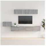  Komplet TV omaric 5-delni siv sonoma inženirski les | Shoptok.si