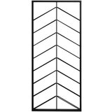 Light & Living Crni zidni metalni držač za boce vina broj boca 16 kom 70x160x6 cm Malbeo – | shoptok.hr