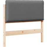  Tapecirani uzglavlje Prirodna i svijetlo siva 100 cm | shoptok.hr