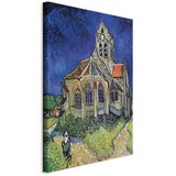  Slika - Vincent van Gogh – Church at Auvers 60x90 Na talijanskom platnu | shoptok.hr