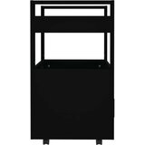  Kolica crna 60 x 45 x 80 cm od konstruiranog drva | shoptok.hr