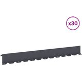  Ograda oko Travnjaka 30 kom. 102 x 10 x 4 cm Čelik Antracit | shoptok.hr