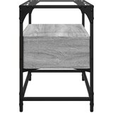 TV ormarić sa staklenom površinom boja hrasta 60x35x51 cm drvo | shoptok.hr