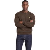 Lyle & Scott Puloverji Brushed Back Crew Neck Sweatsh ML1131V Kostanjeva Cene
