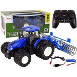  Traktor na daljinsko upravljanje 1:24 plug - plavi Cijene
