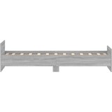 vidaXL Posteljni okvir siva sonoma 75x190 cm inženirski les Cene