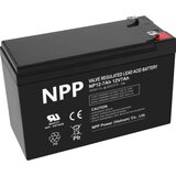 NPP Ups baterija Agm NP12V-7Ah, C20=7AH, T1, 151x65x94x100 mm, Crna | ePonuda.com